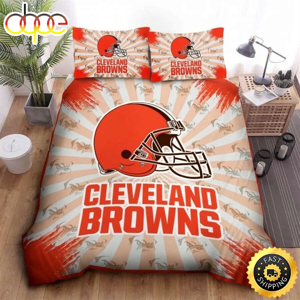 NFL Cleveland Browns Orange Bedding Set