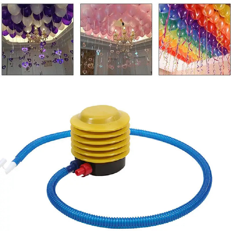 Step On 4-inch Inflatable Toy Swimming Ring Foot Balloon Basketball Air Mattress Air Pump Yoga Ball Inflation Tools Multipurpose