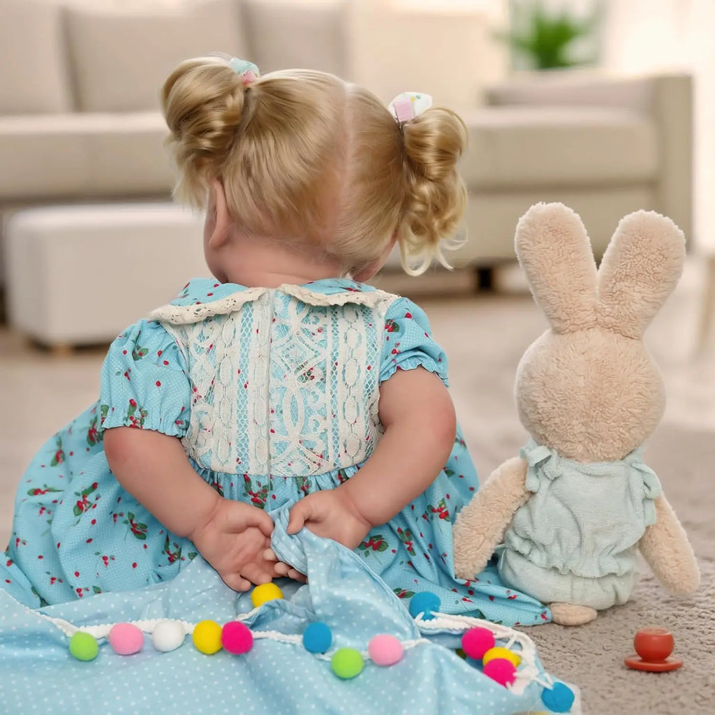 BABESIDE Lifelike Reborn Baby Dolls - 20 " Realistic-Newborn Baby Dolls Blond Girl with Accessories For Kids Age 3+