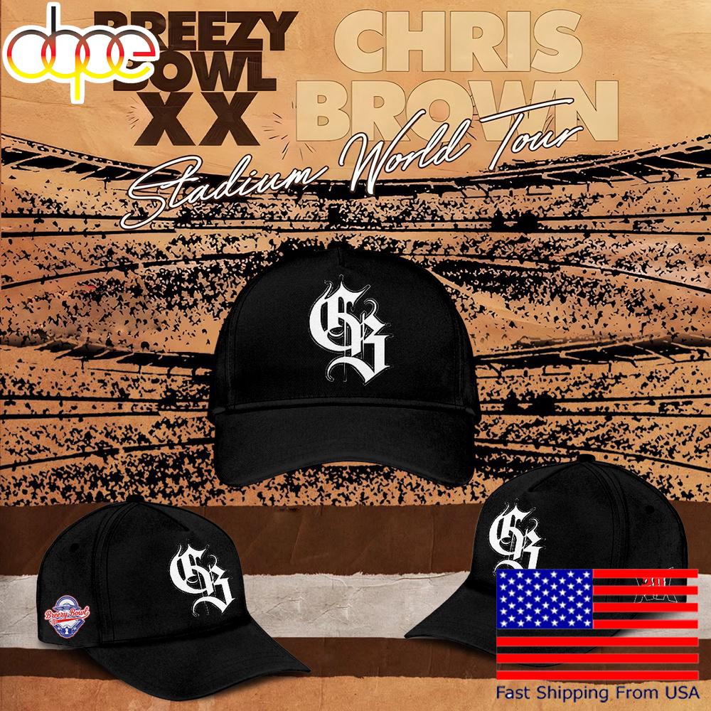 Breezy Bowl XX Chris Brown Stadium Tour 2025 Cap