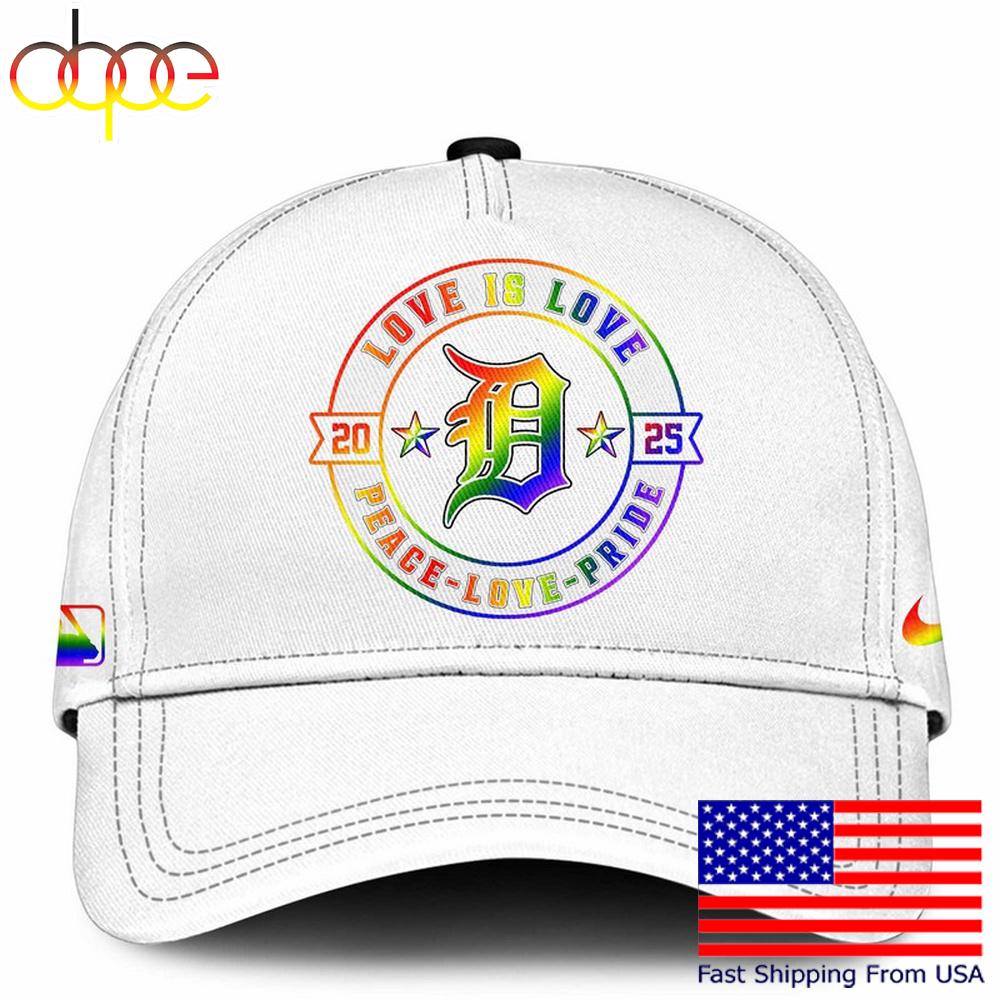 Detroit Tigers Happy Pride Month Limited Edition 2025 Baseball Cap